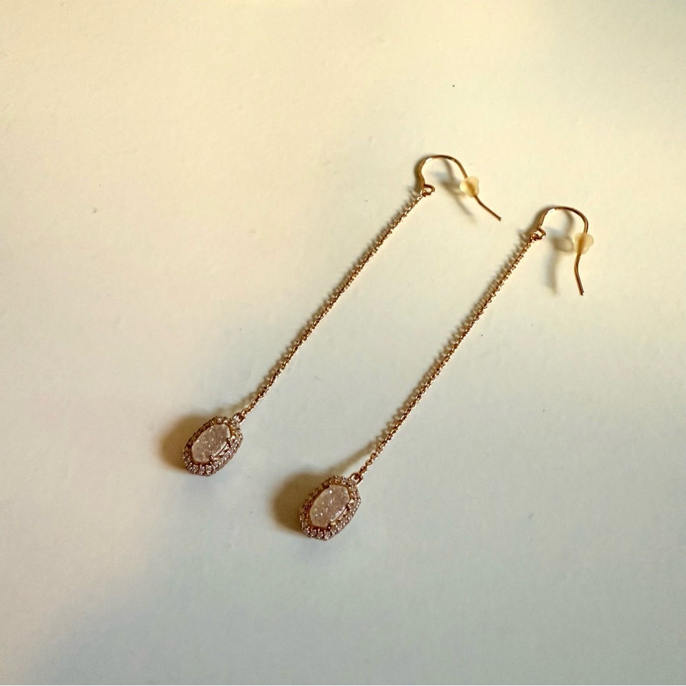 Kendra Scott Rose Gold Drop Earrings